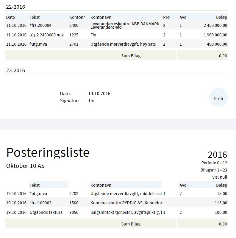 report preview example