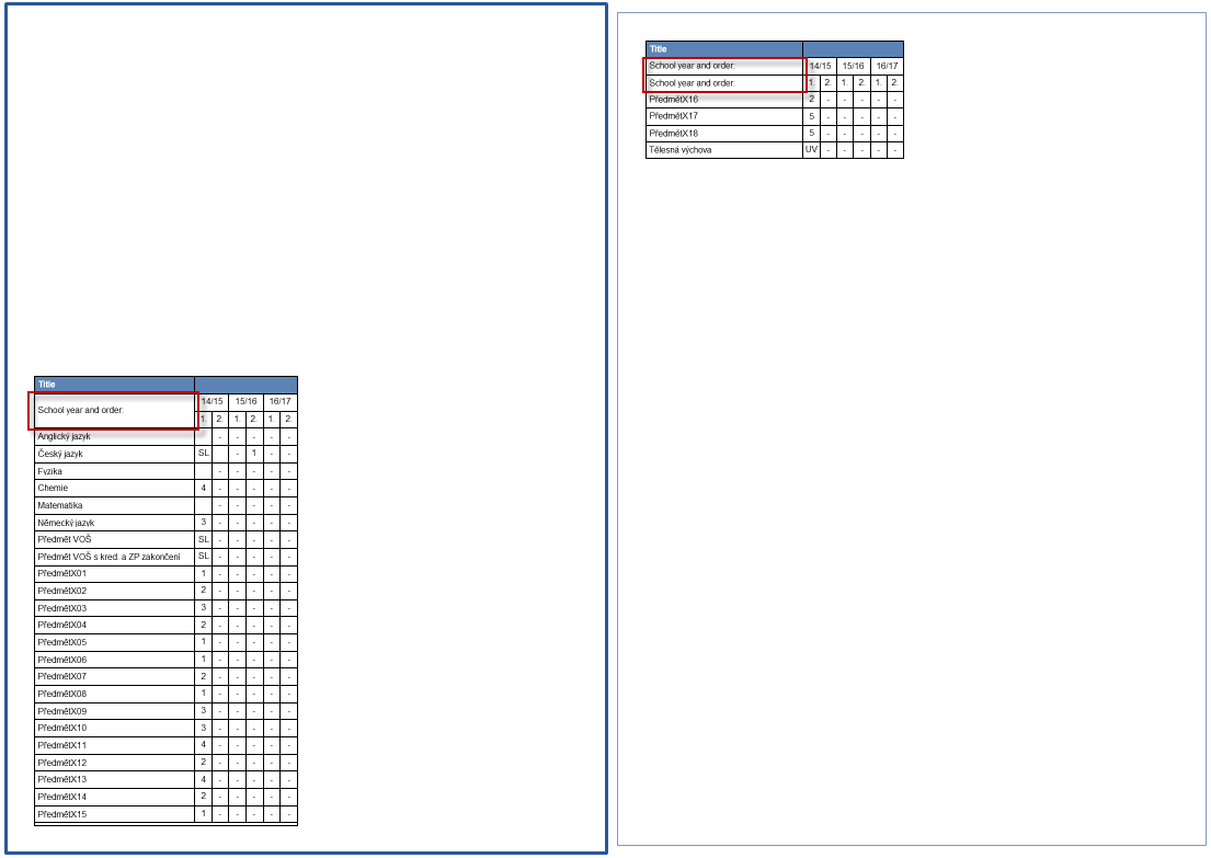 CrossTab - Bad Header Display