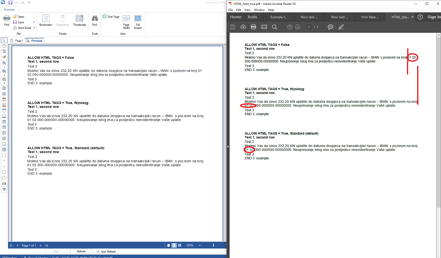 Allow HTML tags True and False comparison.png
