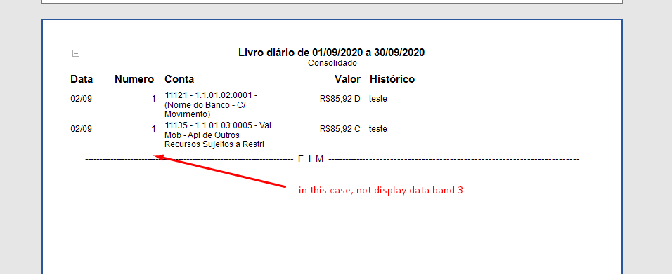 In this case I don't want display the DataBand3