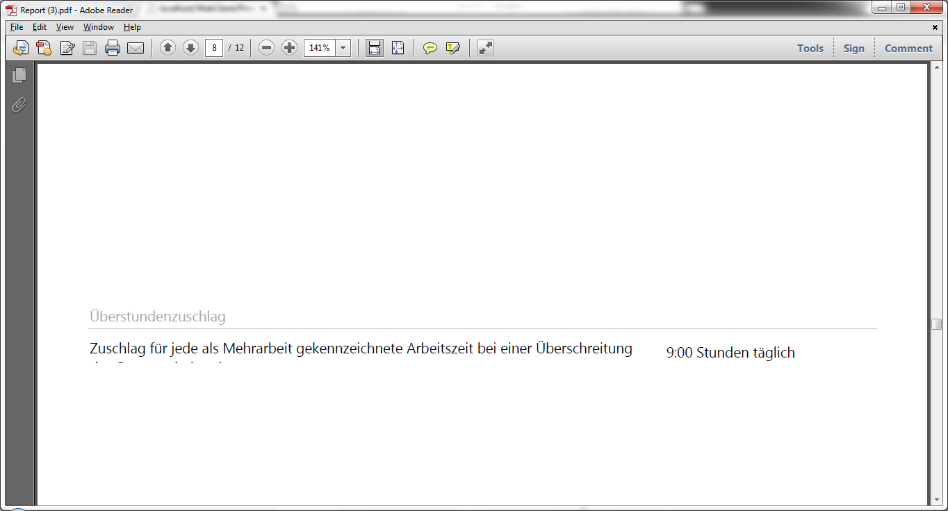 pdf report