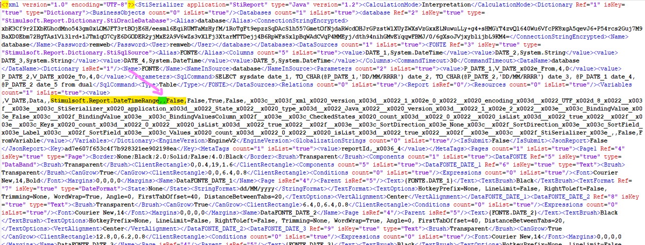 Example V_DATE variable marked with &quot;Not Assigned&quot; option