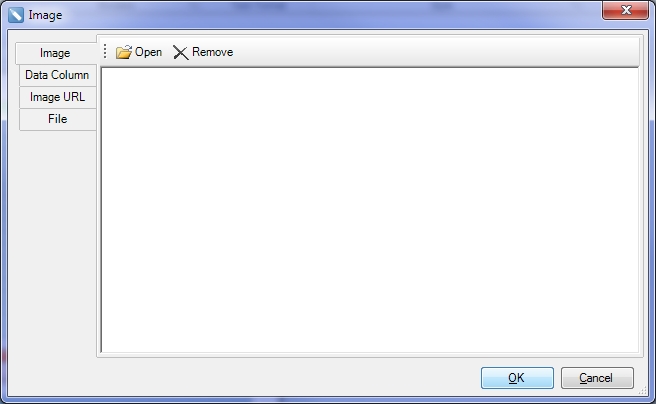 Image dialog without Data tab