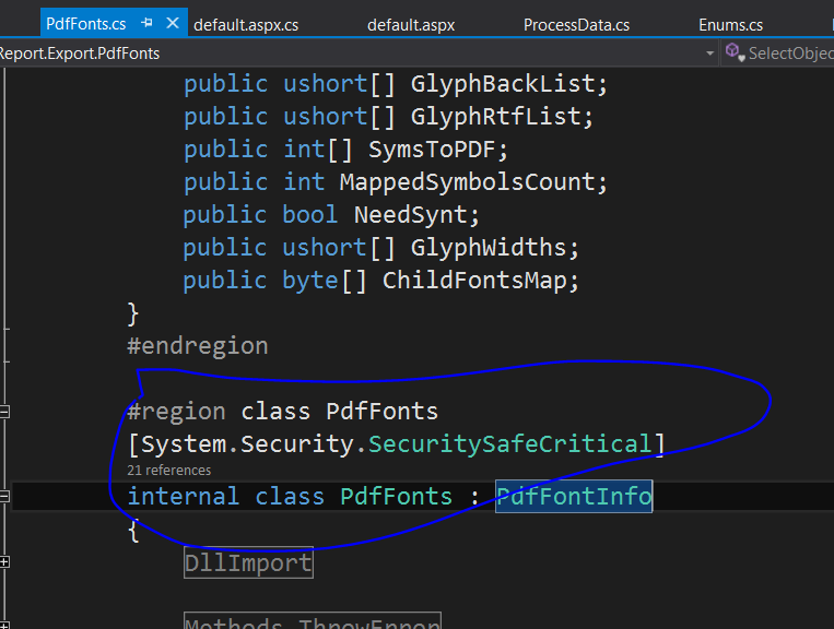 fix I did to get rid of error related to security of PDF fonts.