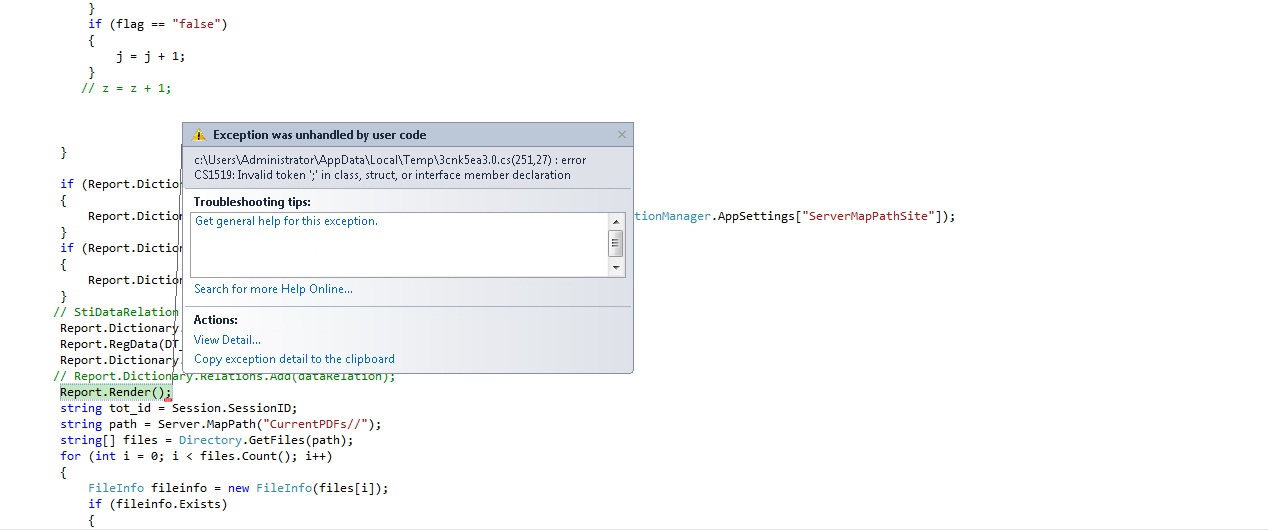 Invalid Token - Issue