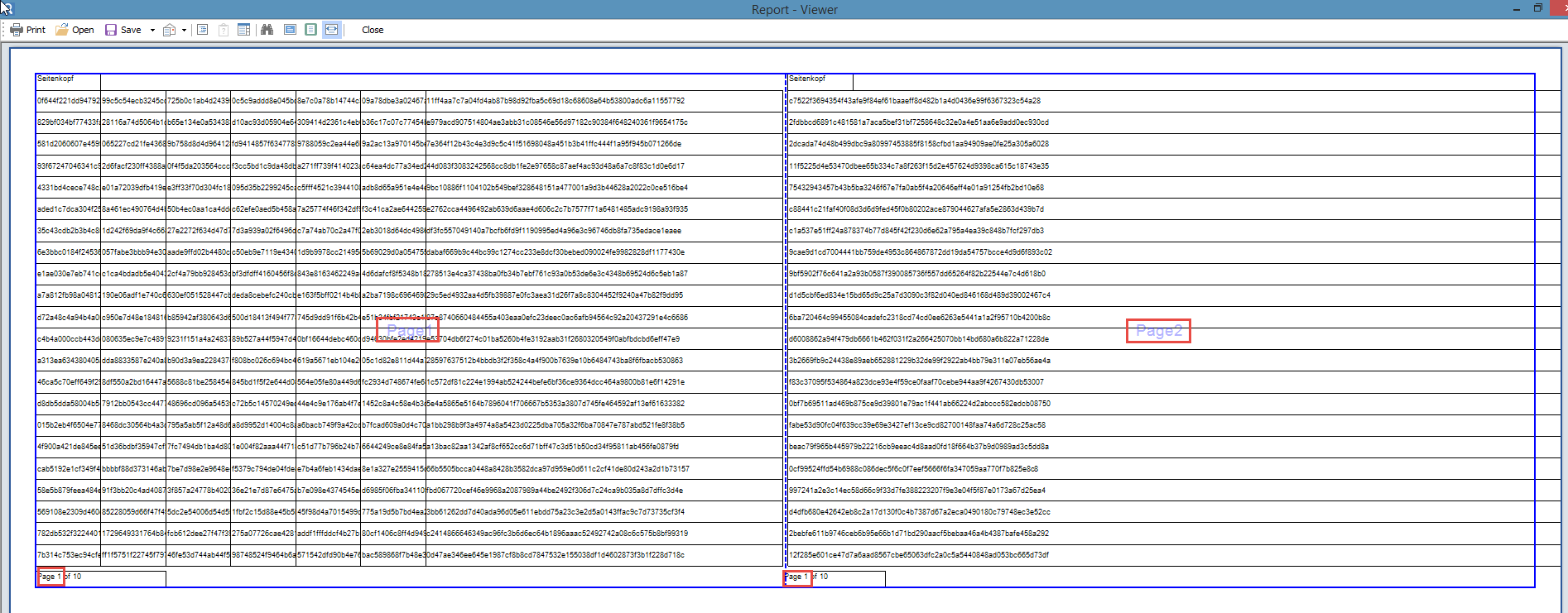 Using PageNofM together with SegmentPerWidth