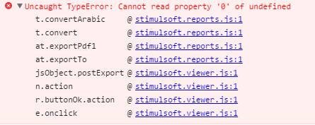 Stimulsoft pdf exporting error