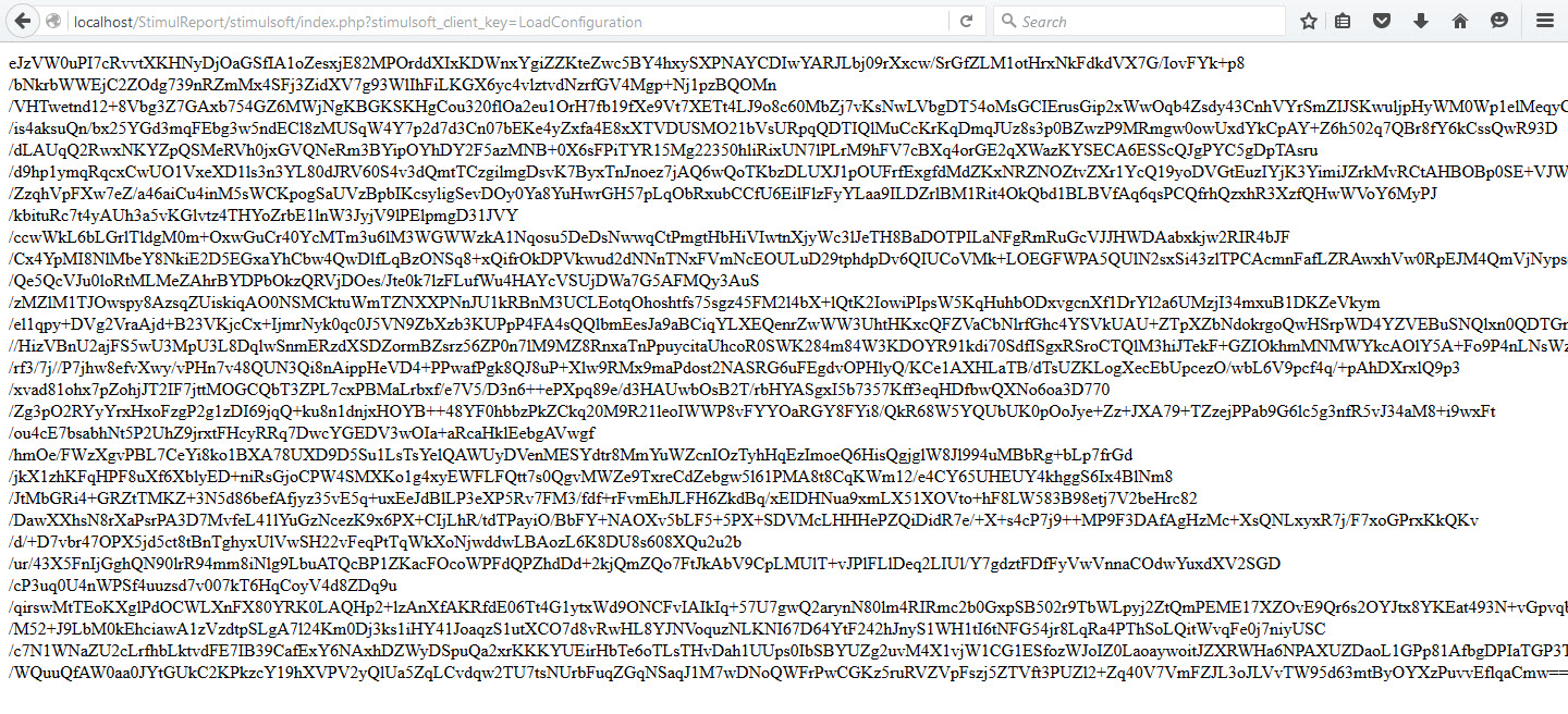result check LoadConfiguration